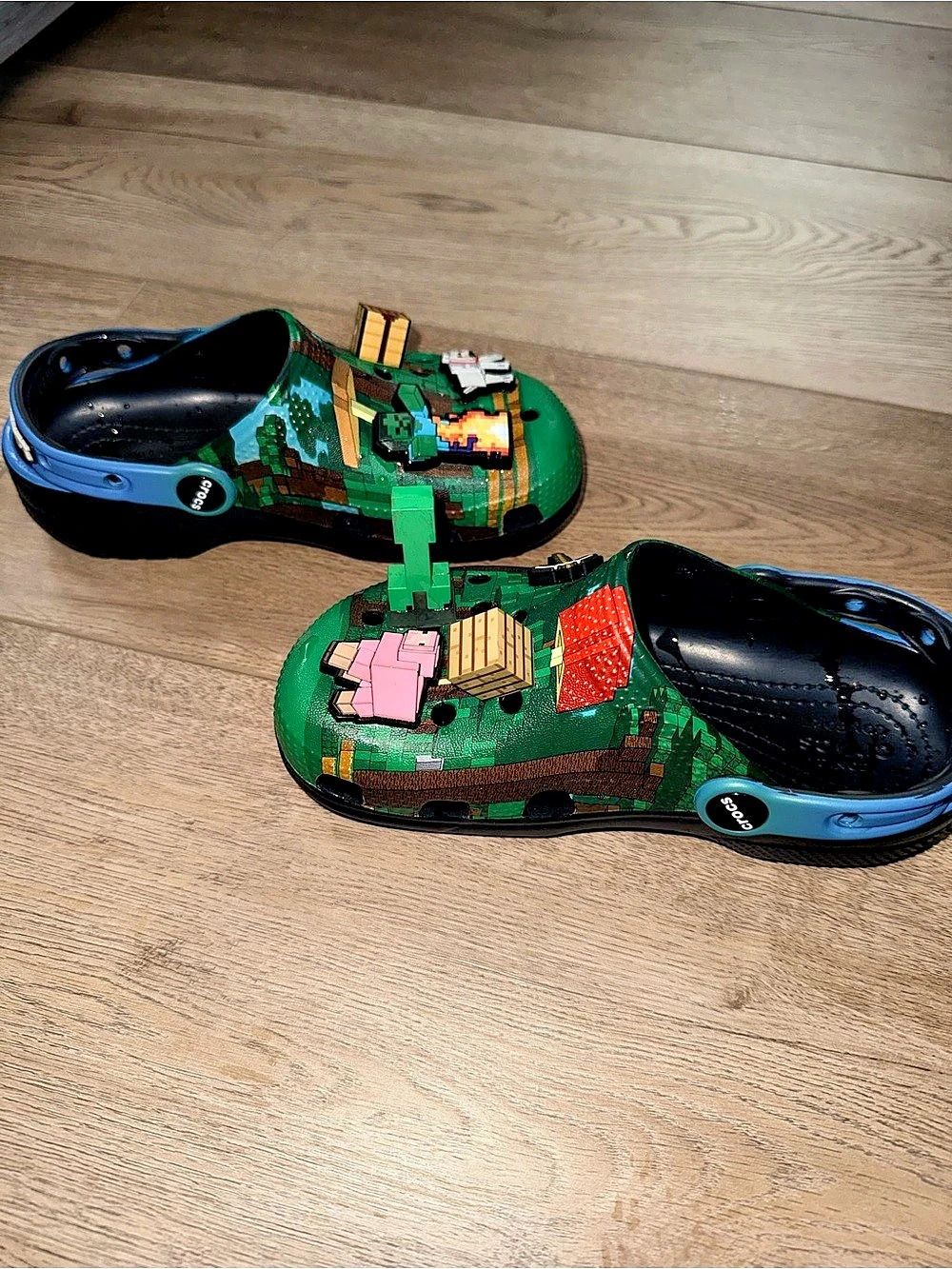 Crocs Minecraft x Crocs Classic Clog Kids Green & Black